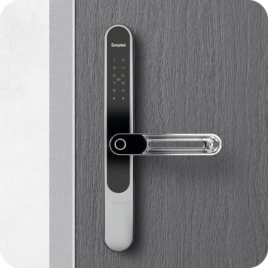 Smart lock controlled via mobile app with Bluetooth connectivity