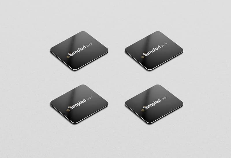 Simpled Contactless Phone Tag - Pack of 4 (FA-SP)
