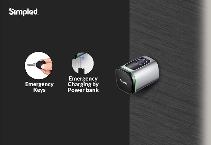 Simpled Night Latch Smart Lock RF-SP