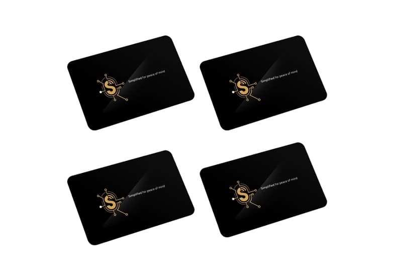 Simpled RA RFID Card - Pack of 4
