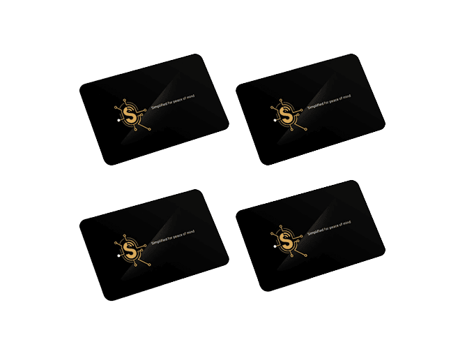 Simpled RA RFID Card - Pack of 4