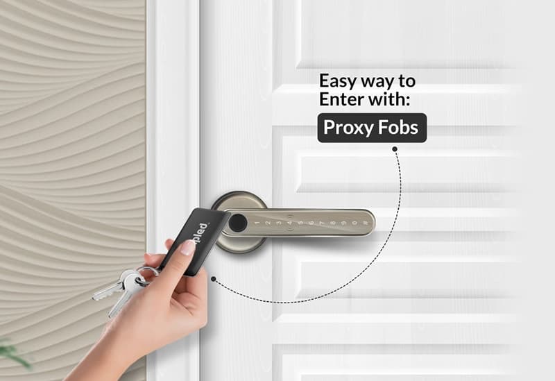 Simpled Fob Door Lock - Pack of 4 (SA-SP)