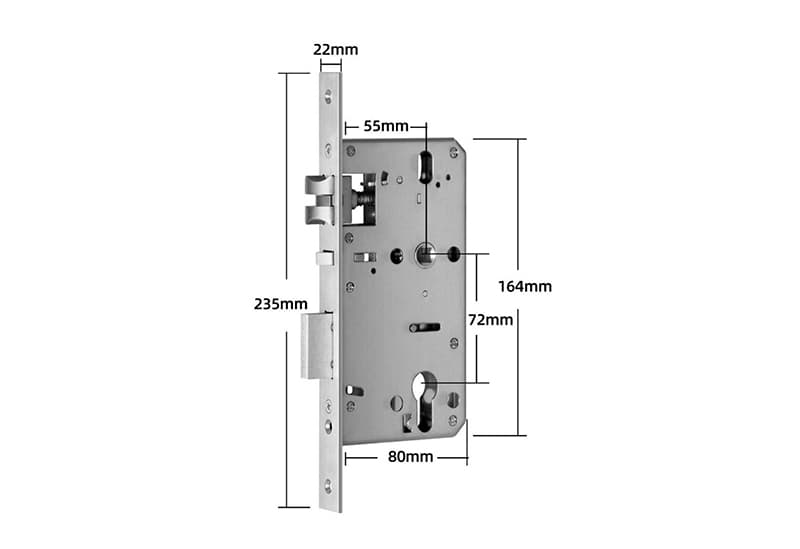 5572 Mortice (55mm backset)