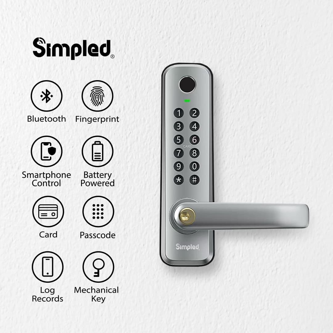 Simpled DWF-SP Double-Side Weatherproof Smart Lock