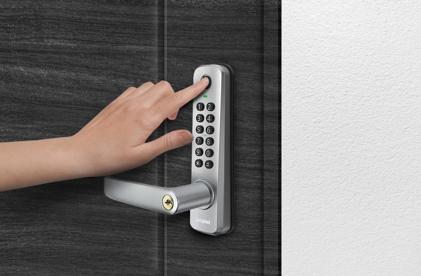 Simpled WF-SP Weatherproof Slim Series Smart Lock