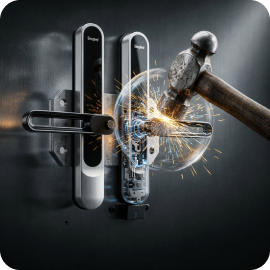 Reinforced smart lock durability